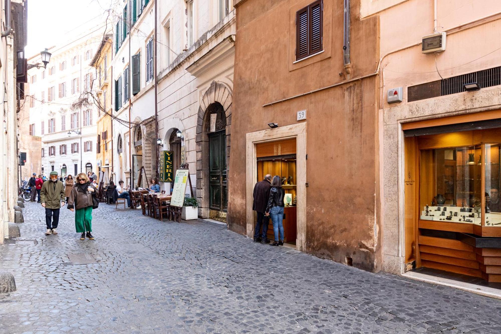 Appartamento Con Terrazzino Al Pantheon Róma Kültér fotó